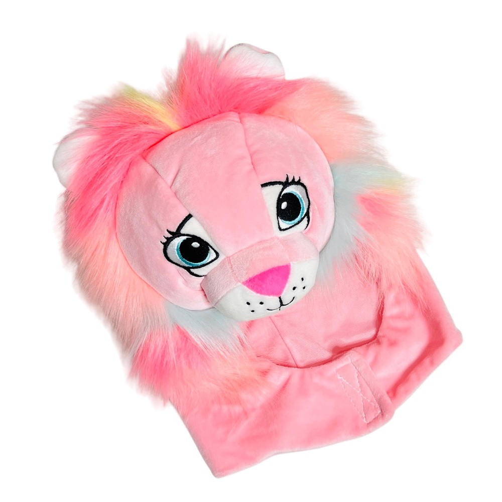 H&M Kids Plus Lion Hat Pink OZ Hat Halloween/ Play Dress Up Costume Light Pink